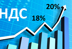 Со следующего года ставка по НДС поднимется до 20%
