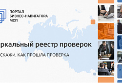 Запущен новый сервис «Зеркальный реестр проверок» для малого и среднего бизнеса.